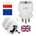 Savio AP-04 virta-adapteri ja vaihtosuuntaaja Universaali 3250 W Valkoinen Savio AP-04 virta-adapteri ja vaihtosuuntaaja Universaali 3250 W Valkoinen