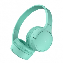 Belkin SoundForm Mini Laisvų rankų įranga Vielinis ir Bevielis Su lankeliu Skambučiai / muzika Bluetooth Mėtų spalva