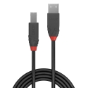 Lindy 36673 USB kabelis USB 2.0 2 m USB A USB B Melns