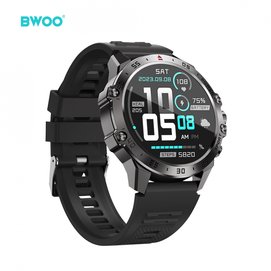 BWOO smartwatch WA-08 1.43” AMOLED black – 2