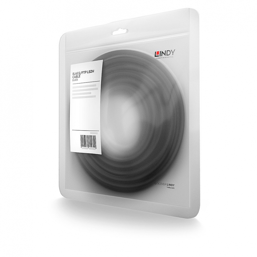 Lindy 47307 tīkla kabelis Melns 1 m Cat7 S/FTP (S-STP) – 2