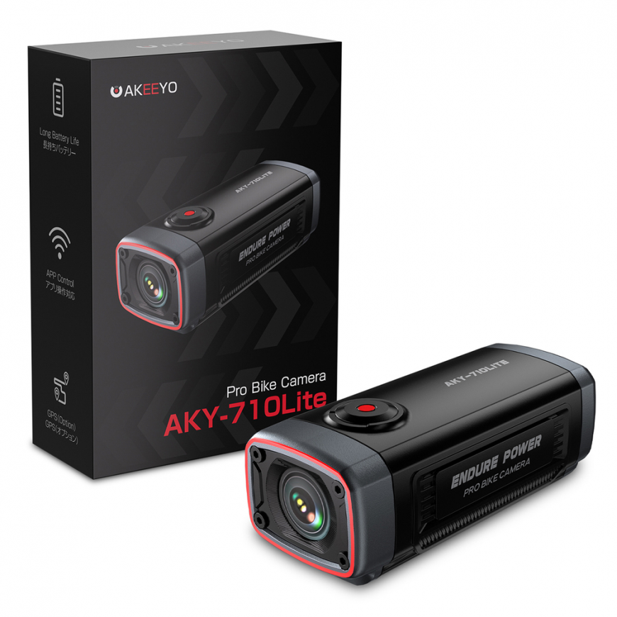 AKEEYO 710 Lite Handlebar Action Camera for Bikes and Motorcycle