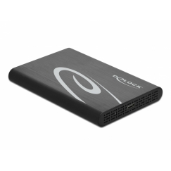 DeLOCK External Enclosure for 2.5″ SATA HDD / SSD with SuperSpeed USB 10 Gbps (USB 3.1 Gen 2)