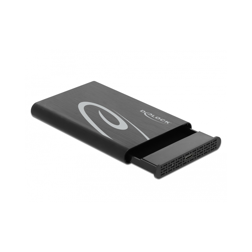 DeLOCK External Enclosure for 2.5″ SATA HDD / SSD with SuperSpeed USB 10 Gbps (USB 3.1 Gen 2) – 2