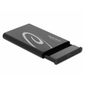 DeLOCK 42610 saugojimo diskų korpusas HDD / SSD aptvaras Juoda 2.5" DeLOCK 42610 saugojimo diskų korpusas HDD / SSD aptvaras Juoda 2.5"