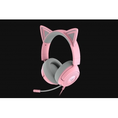 Razer Kraken Kitty V3 X Гарнитура Проводная Оголовье Игровой USB тип-A Розовый