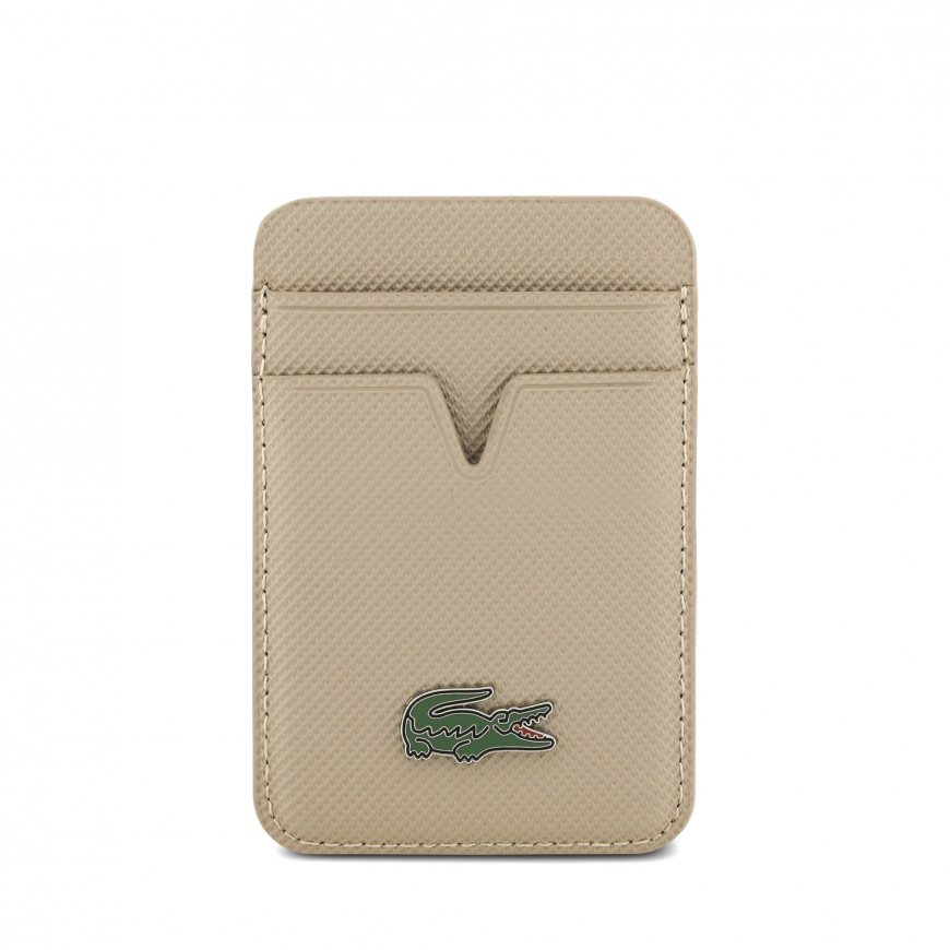 Lacoste PU Iconic Petit Pique MagSafe Wallet Tapue