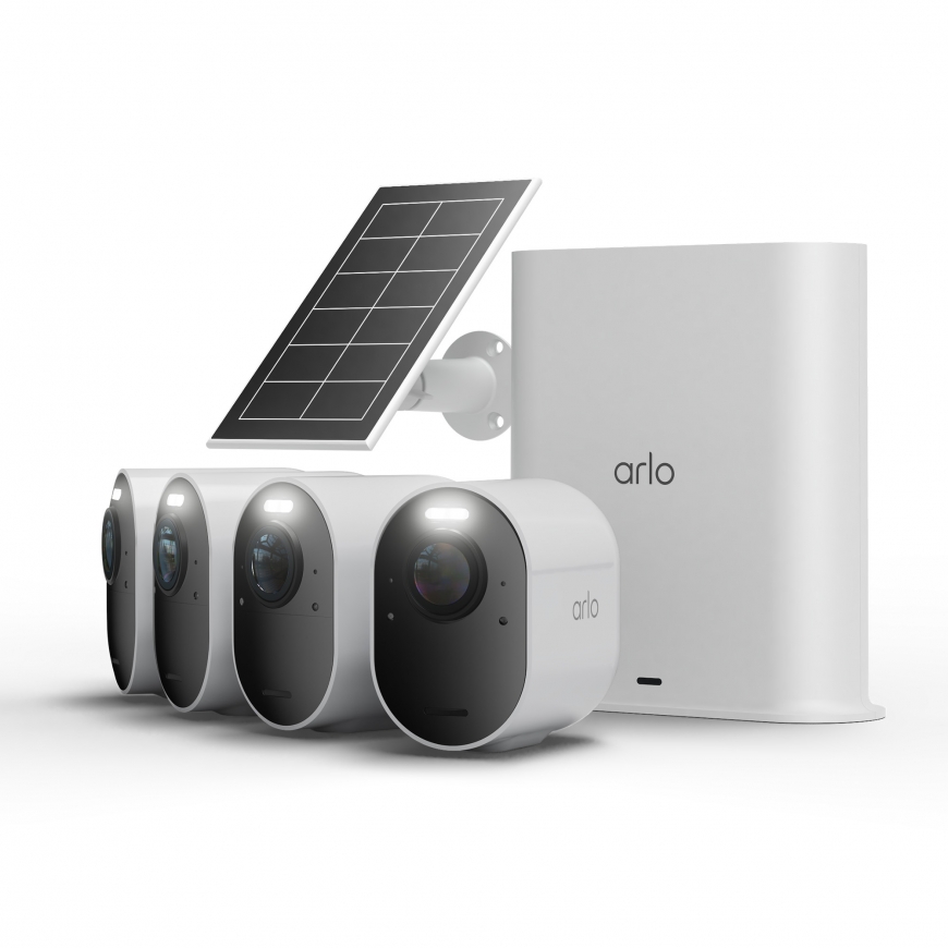 Arlo Ultra 3 Security Camera 4-cam kit + Solar Panel