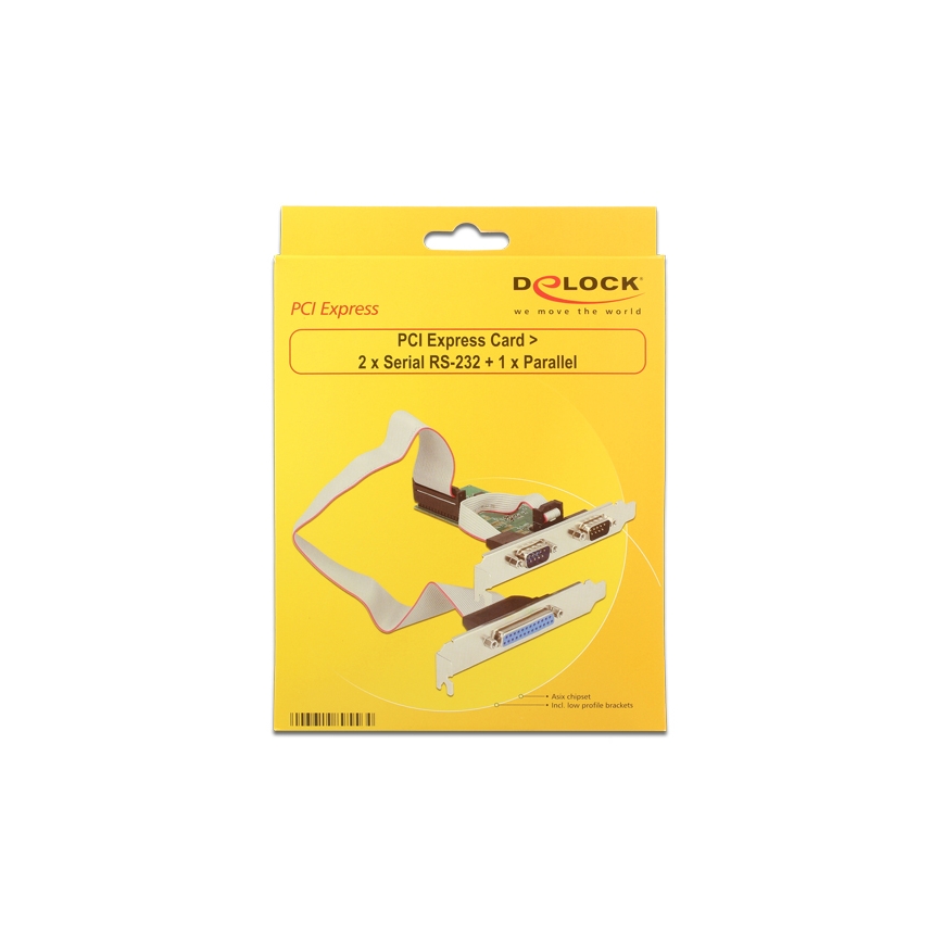 DeLOCK 89556 liidesekaart/adapter Sisemine Paralleelne, Jada – 2