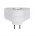 Maclean MCE214 power plug adapter Type E (FR) Type F White