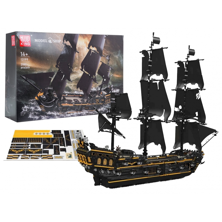 RoGer Pirate Ship Construction Set Black Pearl 3180pcs – 3