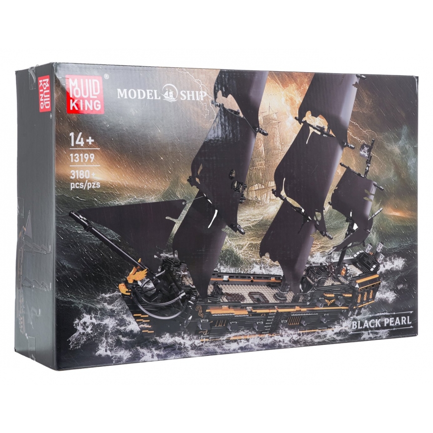 RoGer Pīrātu Kuģa Konstruktora Komplekts Black Pearl 3180gab – 4