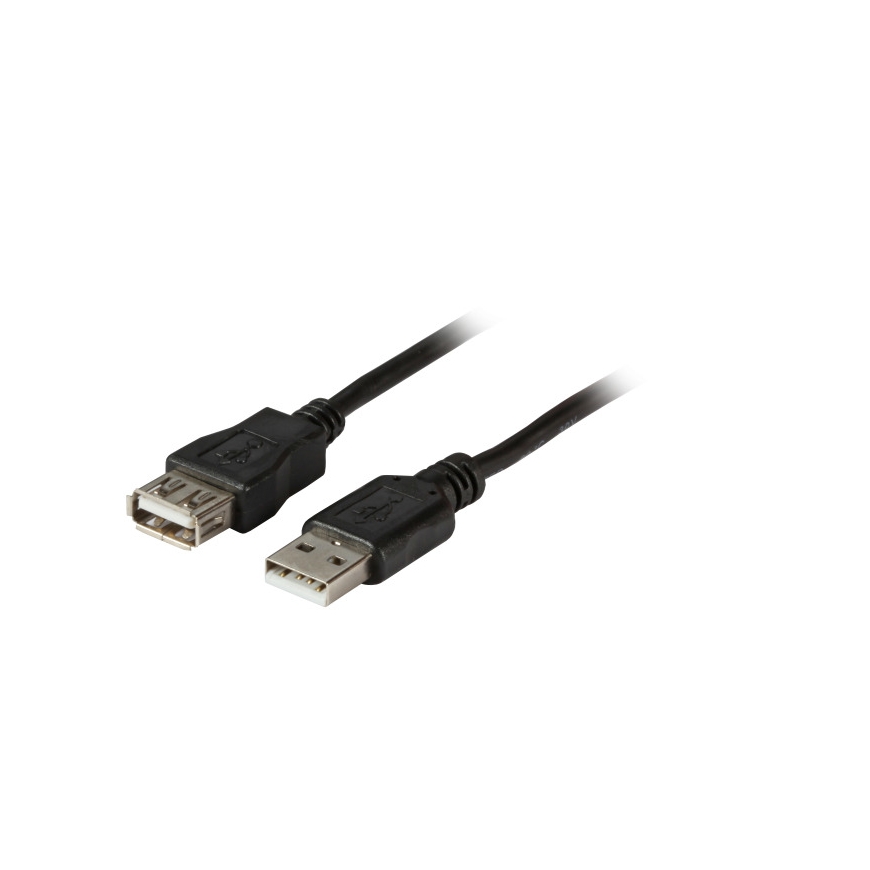 EFB Elektronik K5248SW.5V2 USB-kaapeli USB 2.0 5 m USB A Musta