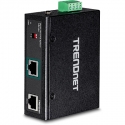 Trendnet TI-SG104 tinklo dalytuvas Maitinimas per Eternetą (PoE) Juoda