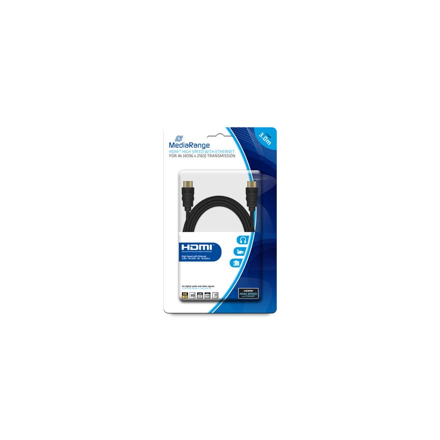 MediaRange MRCS157 HDMI cable 3 m HDMI Type A (Standard) Black