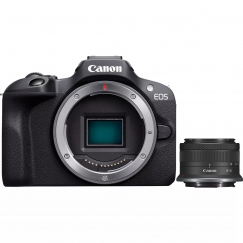Canon EOS R100 + RF-S 18-45mm F4.5-6.3 IS STM Kit MILC 24,1 MP CMOS 6000 x 4000 pikseliai Juoda