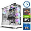 INTOP AQUA Ryzen 5 7500X3D 16GB DDR5 1TB SSD M.2 NVME + 4TB RTX5050 8GB WIN11