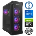 INTOP i7-12700F 32GB 500SSD M.2 NVME+4TB RTX5060 8GB ilman käyttöjärjestelmää