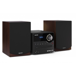 Sharp XL-B517D Kodune audio mikrosüsteem 45 W Pruun
