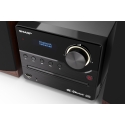 Sharp XL-B517D Home audio micro system 45 W Brown