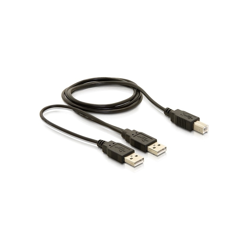 DeLOCK USB-B/USB-A Cable USB cable 1 m USB B USB A Black