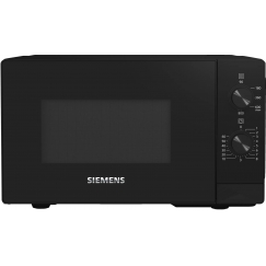 Siemens iQ300 FF020LMB2 mikroaaltouuni Musta Solo-mikroaaltouuni Pöytämalli 20 L 800 W