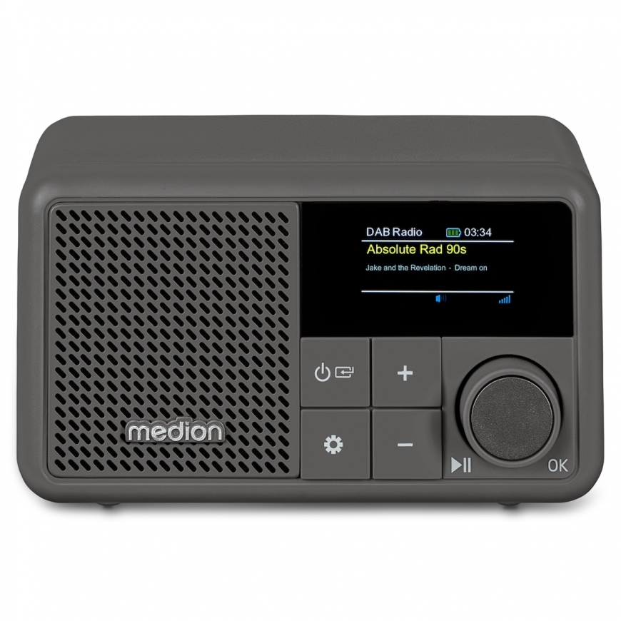 MEDION LIFE S66822 Tragbares Kannettava Digitaalinen Harmaa – 3