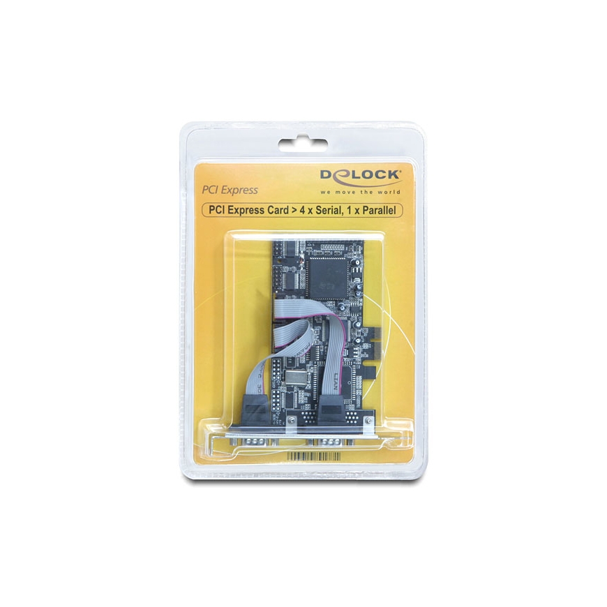 DeLOCK PCI Express card 4 x serial, 1x parallel sąsajos plokštė / adapteris – 2