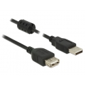 DeLOCK 3m, 2xUSB 2.0-A USB-kaapeli USB 2.0 USB A Musta DeLOCK 3m, 2xUSB 2.0-A USB-kaapeli USB 2.0 USB A Musta