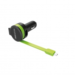 RealPower 257635 PDA/mobīlo telefonu lādētājs Universāls Melns, Zaļš Cigāru šķiltavas Auto
