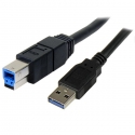StarTech.com 3m Black SuperSpeed USB 3.0 Cable A to B - M/M StarTech.com 3m Black SuperSpeed USB 3.0 Cable A to B - M/M