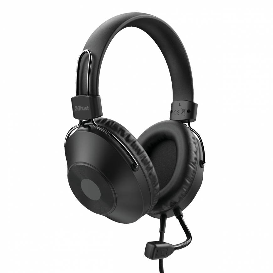 Trust HS-250 Headset Wired Head-band Calls/Music Black – 2