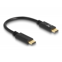 DeLOCK USB Type-C Charging Cable 15 cm PD 5 A with E-Marker DeLOCK USB Type-C Charging Cable 15 cm PD 5 A with E-Marker