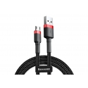 Baseus Cafule USB kabelis 2 m USB A Micro-USB A Melns, Sarkans