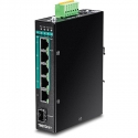 Trendnet TI-PG541i Hallittu L2+ Gigabit Ethernet (10/100/1000) Power over Ethernet -tuki Musta Trendnet TI-PG541i Hallittu L2+ Gigabit Ethernet (10/100/1000) Power over Ethernet -tuki Musta