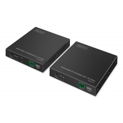 Digitus DS-55350 АВ удлинитель Передатчик и приемник Черный