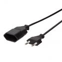 LogiLink 2m, 2xCEE 7/16 Juoda CEE7/16 LogiLink 2m, 2xCEE 7/16 Juoda CEE7/16