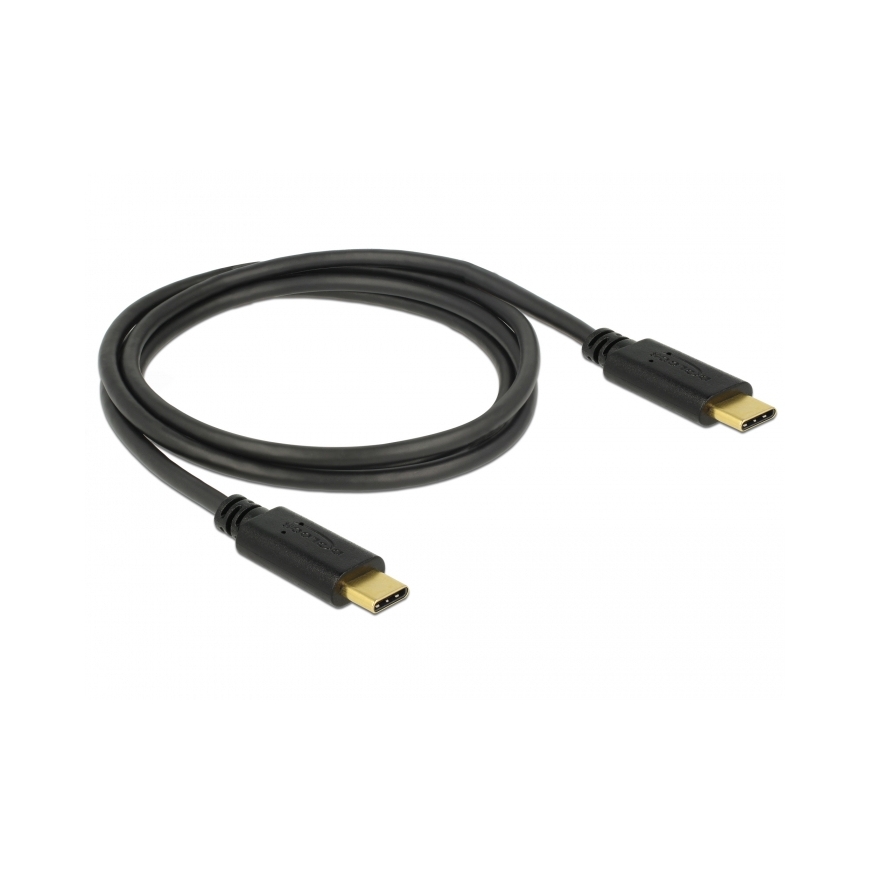 DeLOCK 83323 USB cable USB 2.0 1 m USB C Black