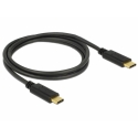 DeLOCK 83323 USB kabelis USB 2.0 1 m USB C Melns DeLOCK 83323 USB kabelis USB 2.0 1 m USB C Melns
