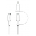 Belkin BoostCharge Pro USB-kaabel USB 2.0 1,5 m USB C USB C/Lightning Valge Belkin BoostCharge Pro USB-kaabel USB 2.0 1,5 m USB C USB C/Lightning Valge