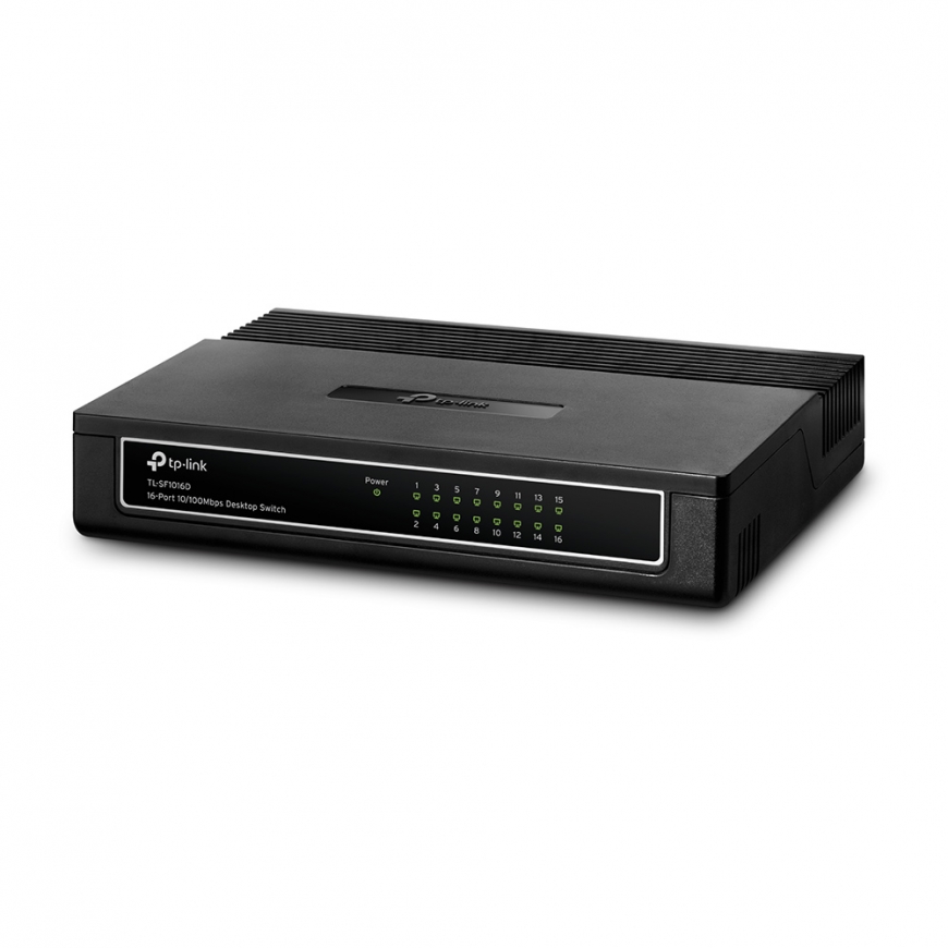 TP-Link TL-SF1016D võrgulüliti Fast Ethernet (10/100) Must – 2