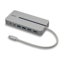 Lindy DST-Mx Duo USB-C Laptop/MacBook Mini Docking Station with Dual Display (4K) and 100W Pass-Thro