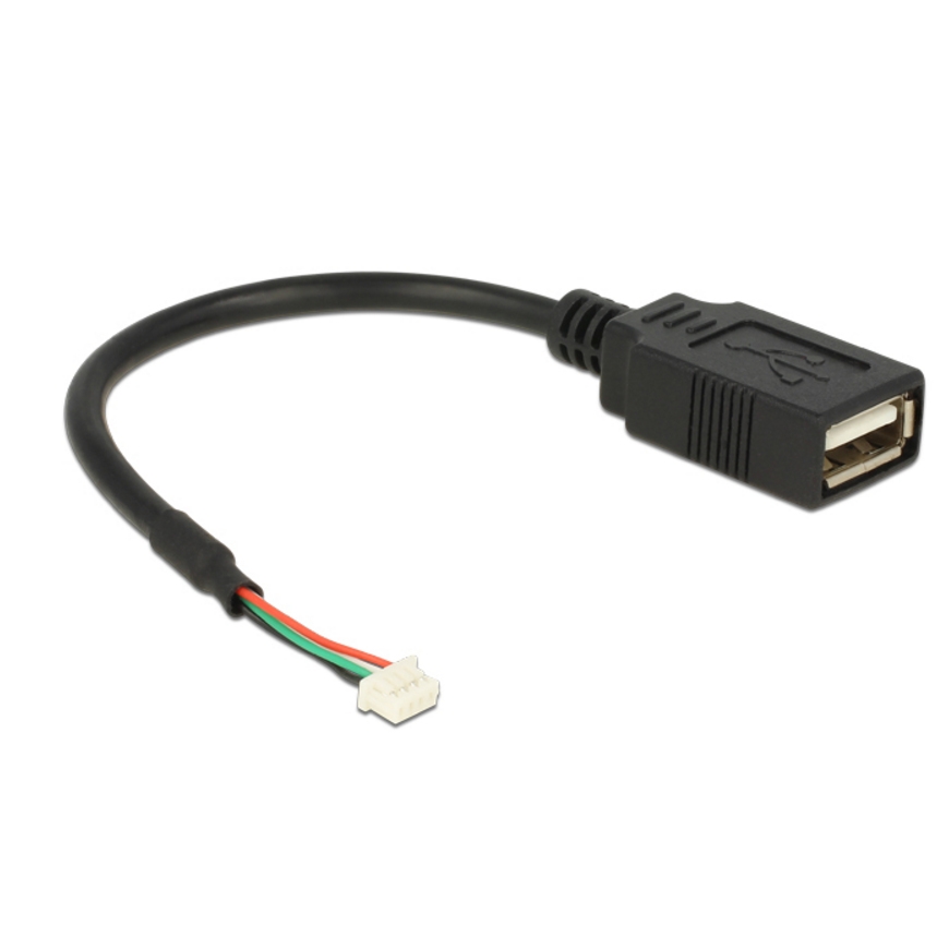 DeLOCK 84834 USB kabelis USB 2.0 0,15 m USB A Juoda