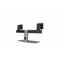 DELL Dual Monitor Stand 68,6 cm (27") Galds Alumīnijs, Melns DELL Dual Monitor Stand 68,6 cm (27") Galds Alumīnijs, Melns