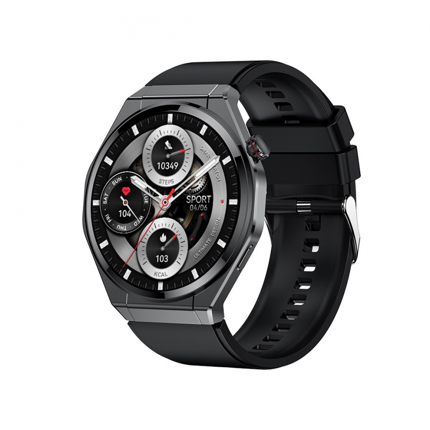 Blavec Smartwatch U-02 Kenzo HD AMOLED Voice Call (SWU0-B) czarn