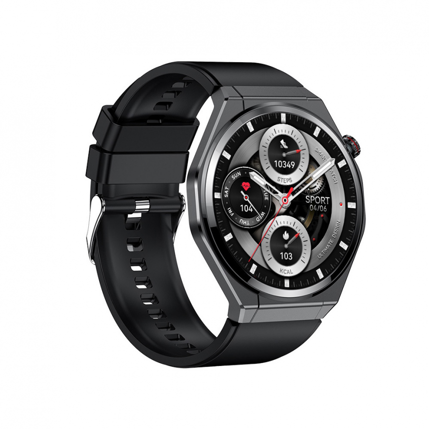 Blavec Smartwatch U-02 Kenzo HD AMOLED Voice Call (SWU0-B) czarn – 4