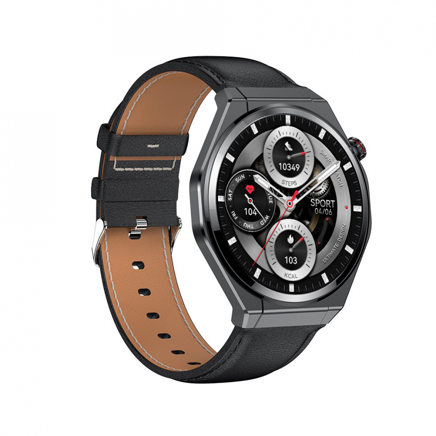 Blavec Smartwatch U-02 Kenzo HD AMOLED Voice Call (SWU0-B) czarn – 5