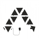 Nanoleaf NL47-0102TW-9PK älyvalaistus Älypaneeli Wi-Fi Nanoleaf NL47-0102TW-9PK älyvalaistus Älypaneeli Wi-Fi
