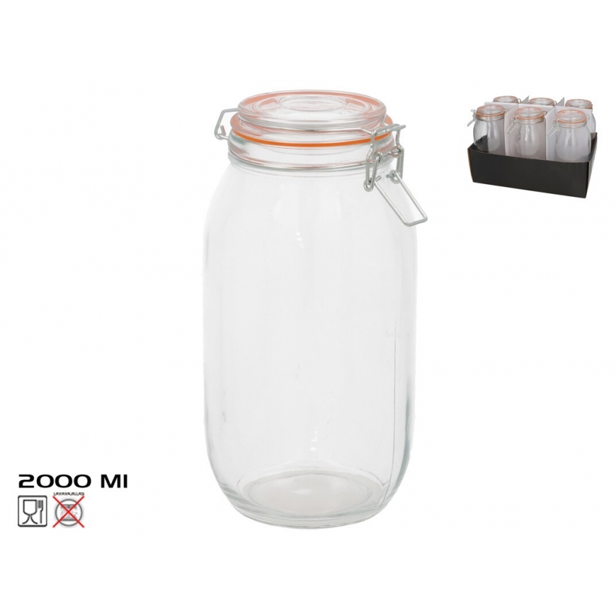 KITCHEN&GO Hermētiska burka 2000 ml, 25