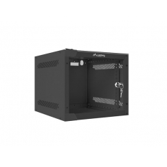 Lanberg WF10-2304-10B statnis 4U Pie sienas stiprināms statīvs Melns